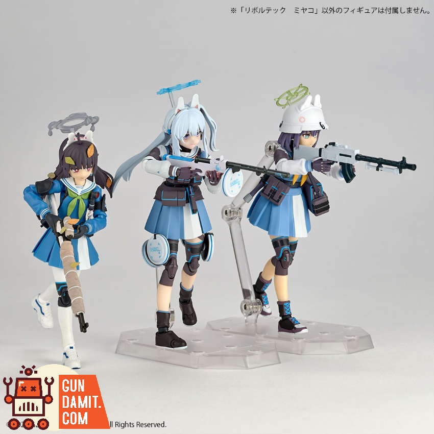 Kaiyodo Revoltech NR130 SRT Special Academy RABBIT Squad Leader Blue Archive Miyako - View 11 Kaiyodo Revoltech NR130 SRT Special Academy RABBIT Squad Leader Blue Archive Miyako - View 11