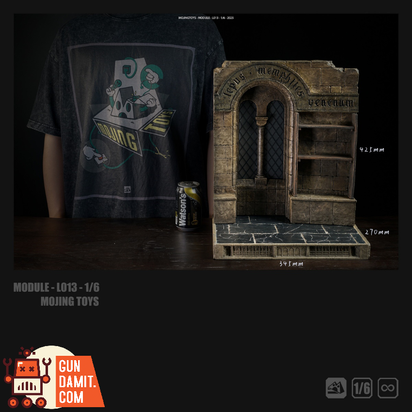 Mojing Toys 1/6 L013A Module Series Medieval Potion Room Scene Diorama - View 2 Mojing Toys 1/6 L013A Module Series Medieval Potion Room Scene Diorama - View 2