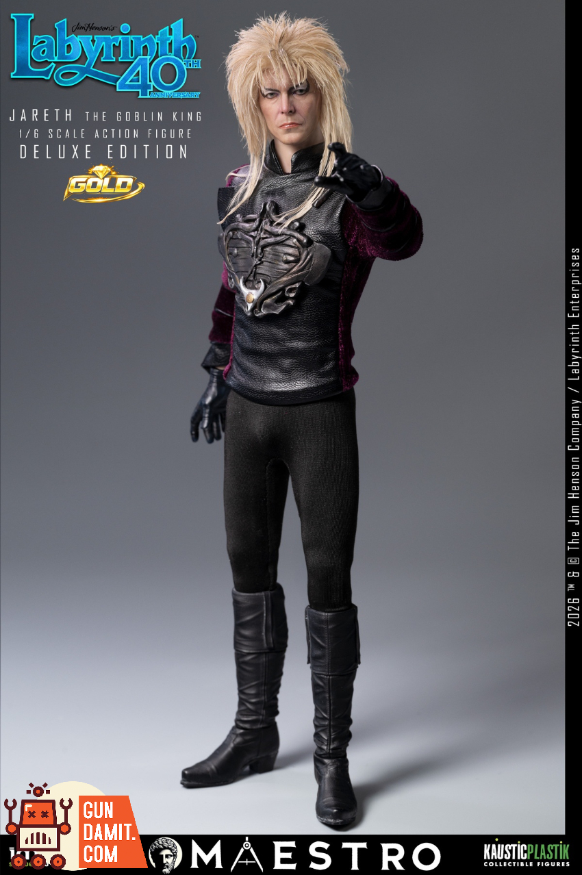 Infinite 1/6 Labyrinth Jareth The Goblin King Deluxe Gold Ver. - View 21 Infinite 1/6 Labyrinth Jareth The Goblin King Deluxe Gold Ver. - View 21