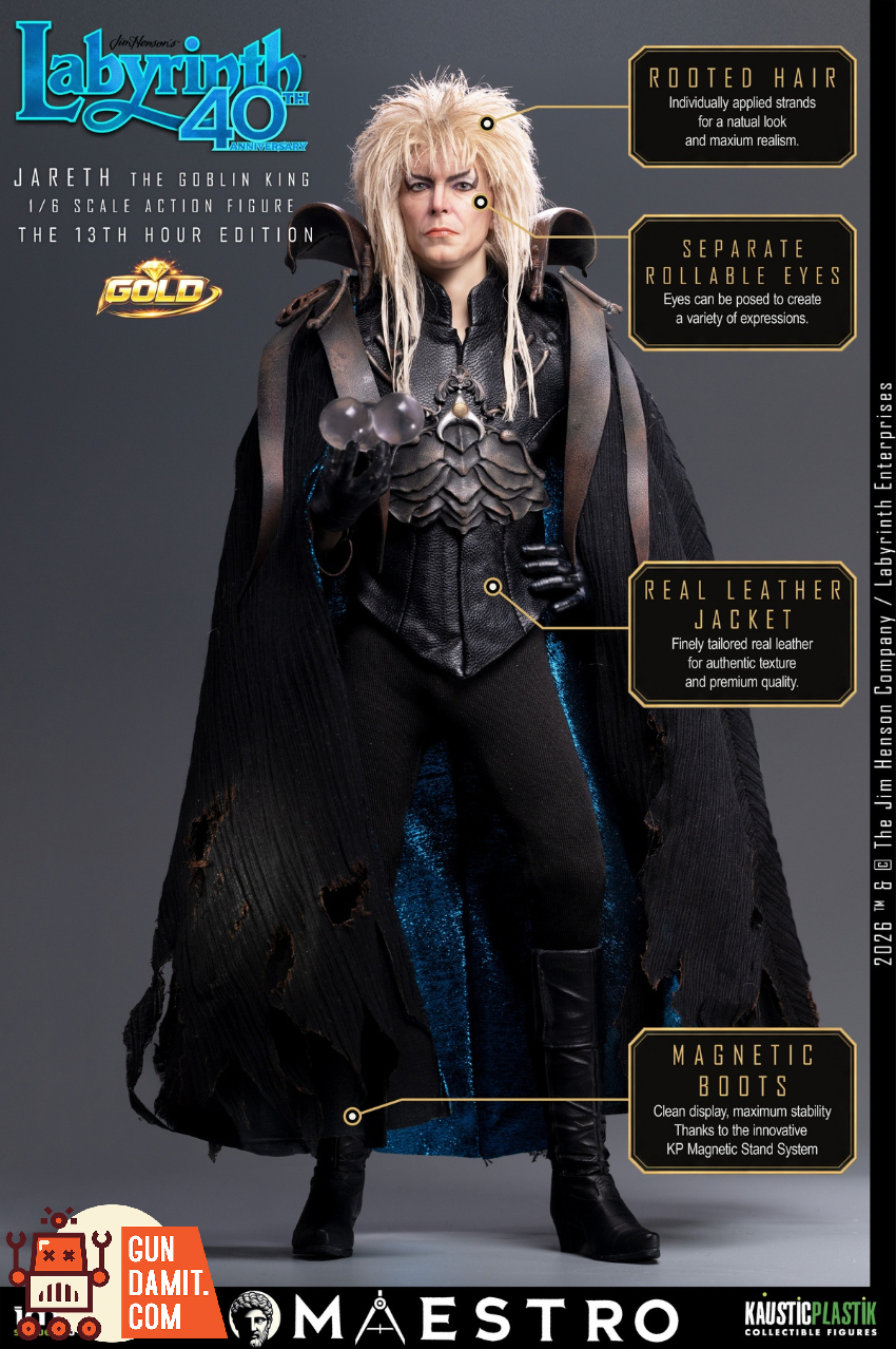 Infinite 1/6 Labyrinth Jareth The Goblin King The 13th Hour Gold Ver. - View 21 Infinite 1/6 Labyrinth Jareth The Goblin King The 13th Hour Gold Ver. - View 21