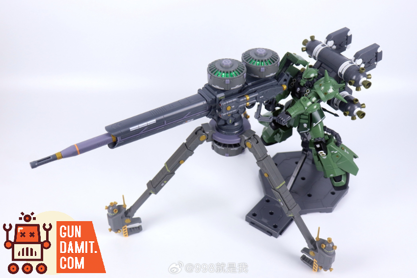 Rein Model 1/100 ZG-003 MG Thunderbolt Mass Production Zaku II Cannon Sniper Rifle & LED Light Set Model Kit - View 4 Rein Model 1/100 ZG-003 MG Thunderbolt Mass Production Zaku II Cannon Sniper Rifle & LED Light Set Model Kit - View 4