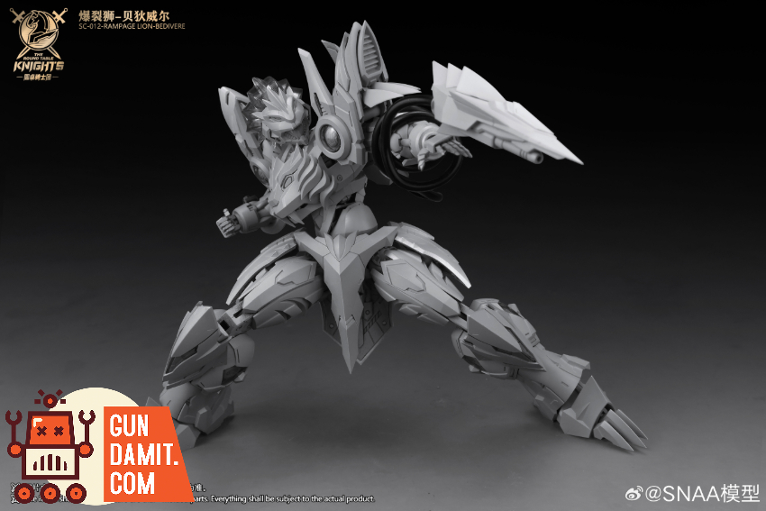 SNAA Model 1/144 SC-012 Round Table Knights Rampage Lion Bedivere Model Kit - View 8 SNAA Model 1/144 SC-012 Round Table Knights Rampage Lion Bedivere Model Kit - View 8
