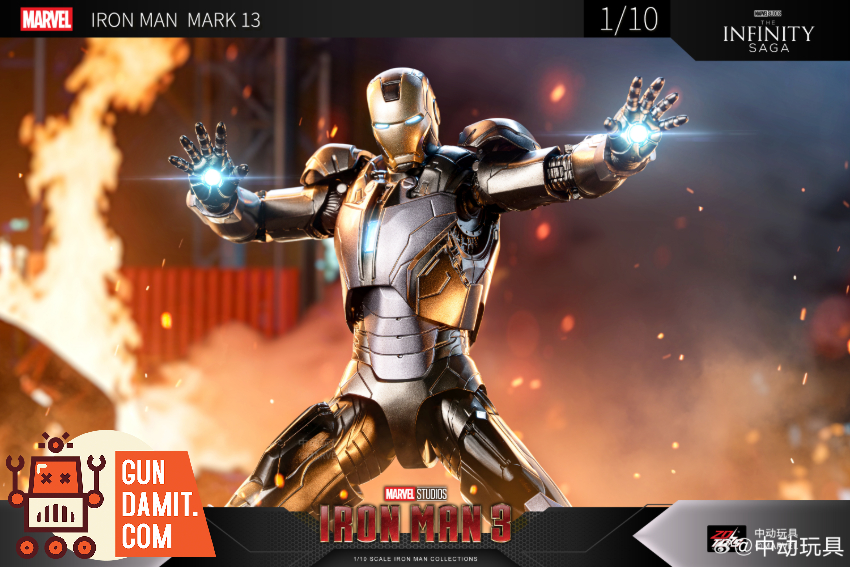 ZT Toys 1/10 Iron Man 3 MK13 - View 1 ZT Toys 1/10 Iron Man 3 MK13 - View 1