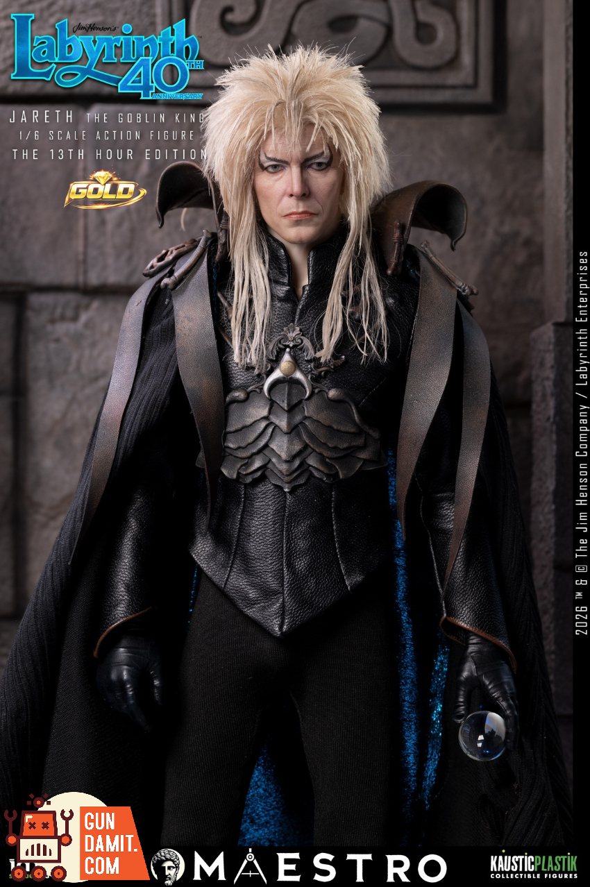 Infinite 1/6 Labyrinth Jareth The Goblin King The 13th Hour Gold Ver. - View 3 Infinite 1/6 Labyrinth Jareth The Goblin King The 13th Hour Gold Ver. - View 3