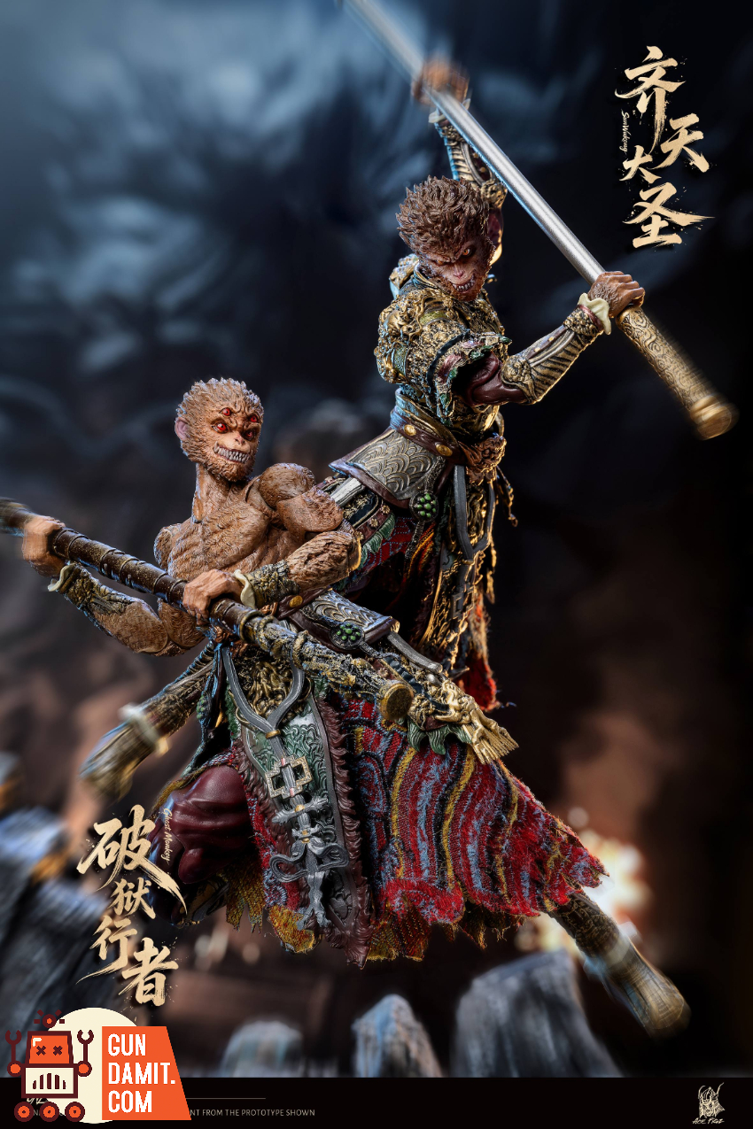 AceFigz 1/12 AF10mths-C Sun Wukong The Monkey King Set of 2 - View 9 AceFigz 1/12 AF10mths-C Sun Wukong The Monkey King Set of 2 - View 9
