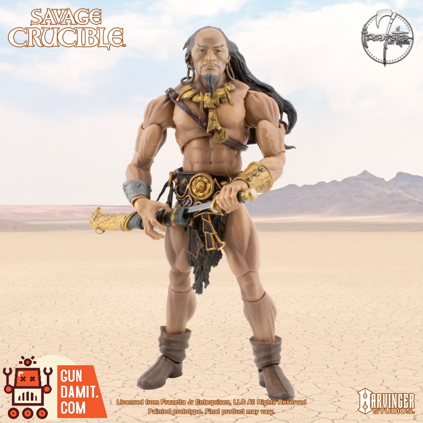 Harvinger Studios 1/12 Savage Crucible Kubla Khan Frazetta - View 1 Harvinger Studios 1/12 Savage Crucible Kubla Khan Frazetta - View 1