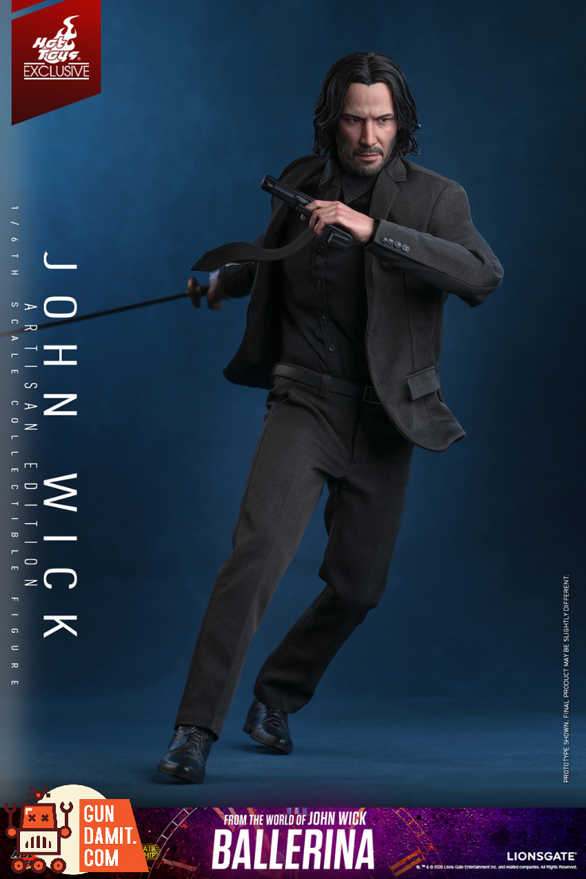 Hot Toys 1/6 MMS864AE John Wick Artisan Edition - View 3 Hot Toys 1/6 MMS864AE John Wick Artisan Edition - View 3