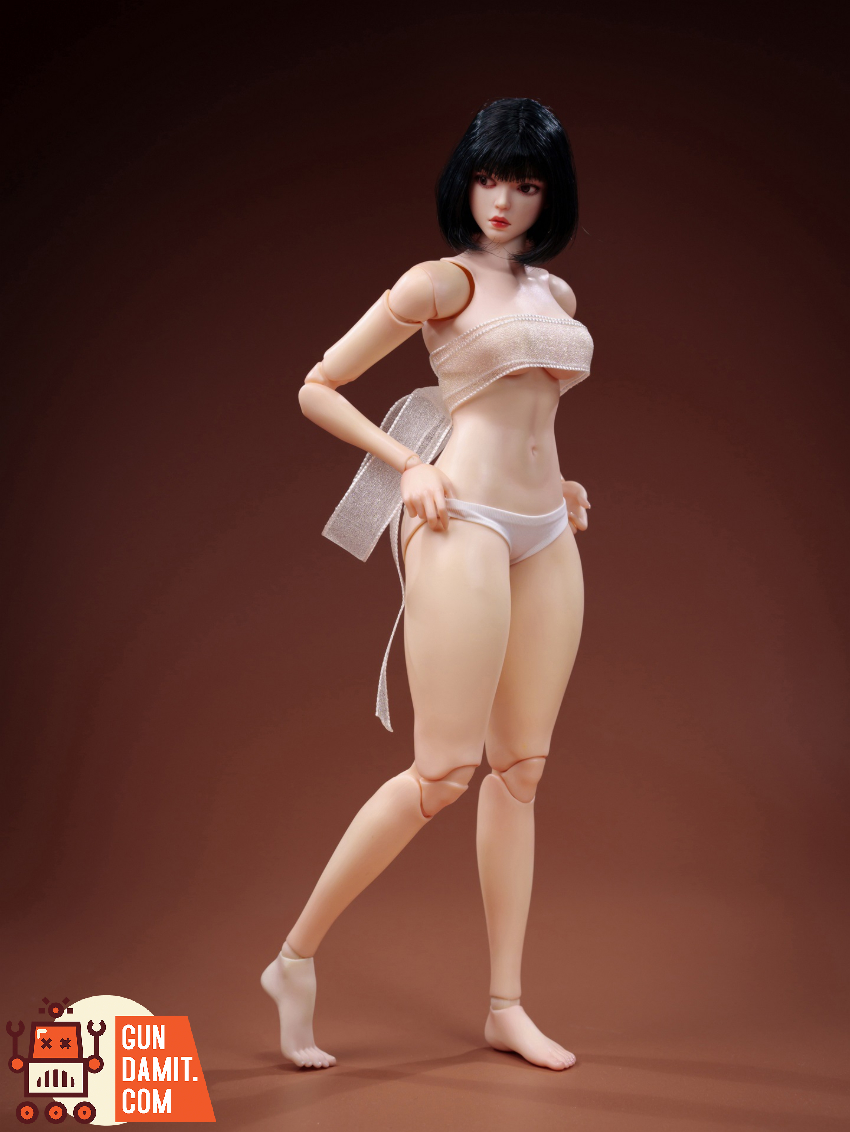 trickyMan12 & WORKING DIVA 1/6 FB-10032 DT06B Female Tall and Curvy Body Type Dewy Warm Toned Fair Skin Version - View 7 trickyMan12 & WORKING DIVA 1/6 FB-10032 DT06B Female Tall and Curvy Body Type Dewy Warm Toned Fair Skin Version - View 7