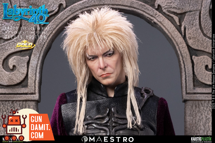 Infinite 1/6 Labyrinth Jareth The Goblin King Deluxe Gold Ver. - View 12 Infinite 1/6 Labyrinth Jareth The Goblin King Deluxe Gold Ver. - View 12