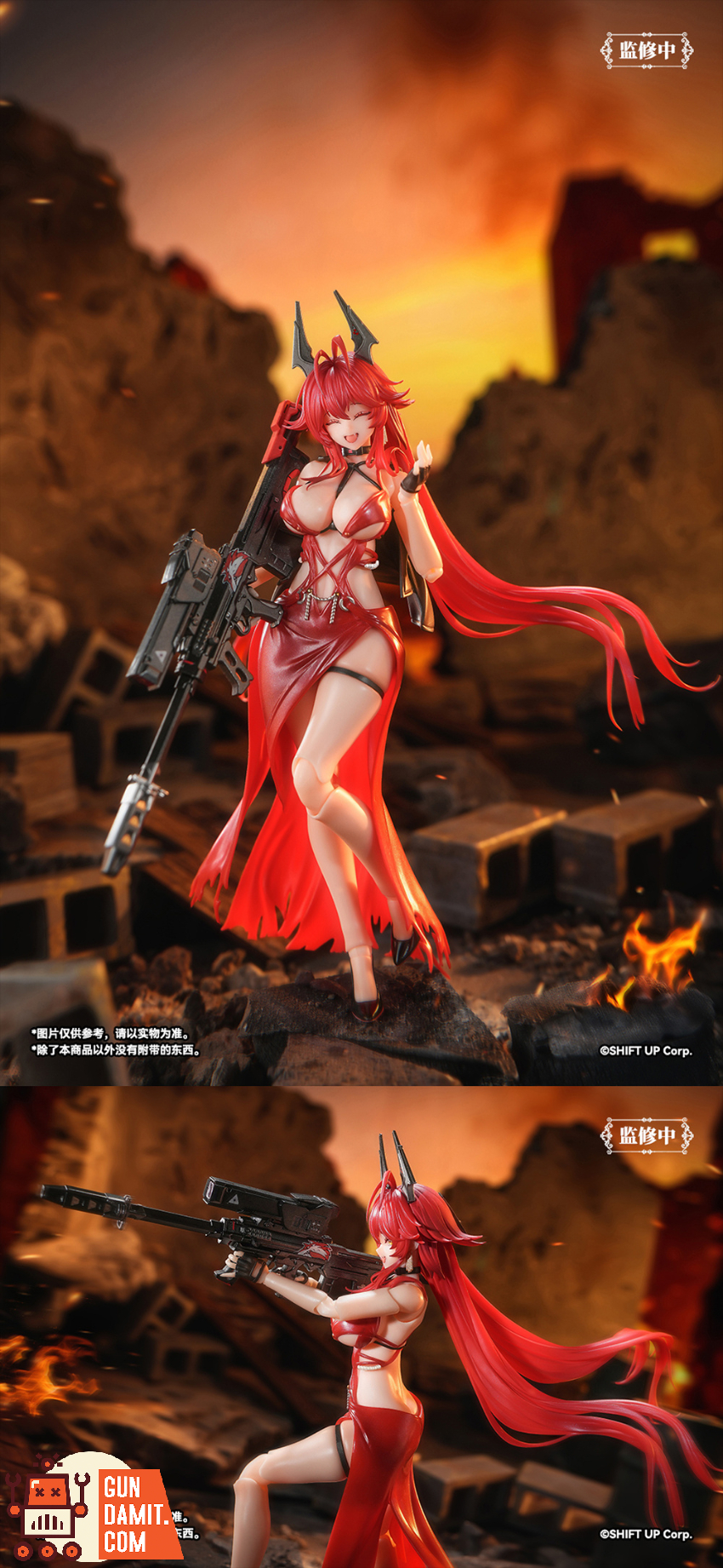 Snail Shell 1/12 Goddess of Victory Nikke Little Red Riding Hood Absurd Red - View 3 Snail Shell 1/12 Goddess of Victory Nikke Little Red Riding Hood Absurd Red - View 3