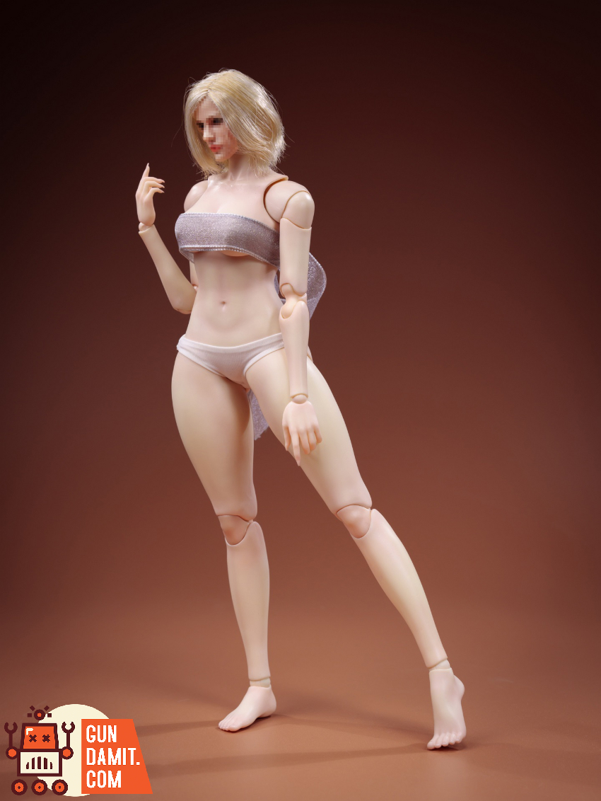 trickyMan12 & WORKING DIVA 1/6 FB-10032 DT06A Female Tall and Curvy Body Type Dewy Cold Toned Fair Skin Version - View 12 trickyMan12 & WORKING DIVA 1/6 FB-10032 DT06A Female Tall and Curvy Body Type Dewy Cold Toned Fair Skin Version - View 12