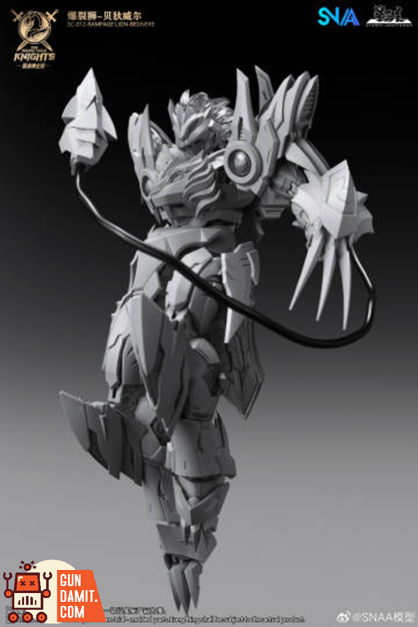 SNAA Model 1/144 SC-012 Round Table Knights Rampage Lion Bedivere Model Kit - View 1 SNAA Model 1/144 SC-012 Round Table Knights Rampage Lion Bedivere Model Kit - View 1