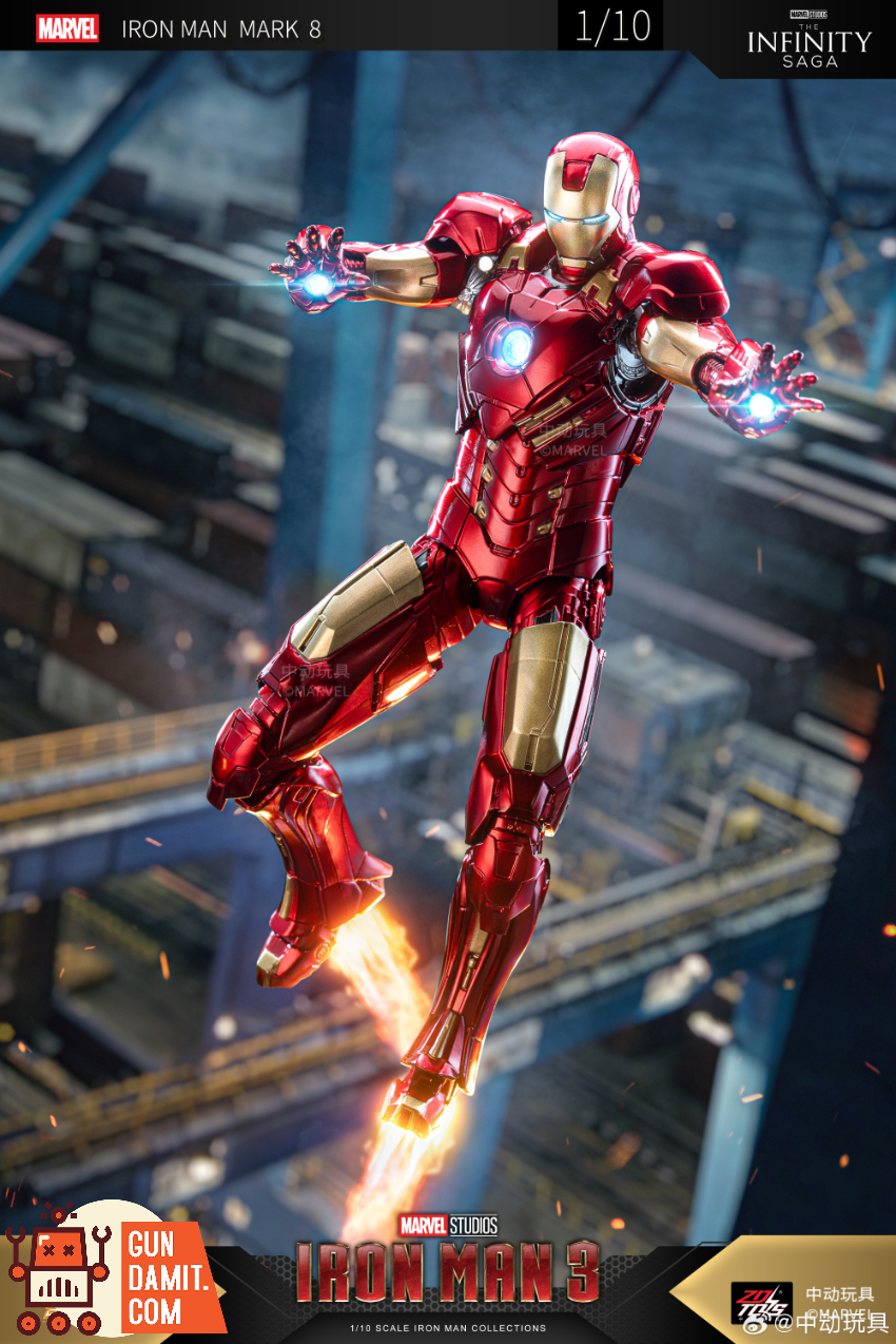 ZT Toys 1/10 Iron Man 3 MK8 - View 4 ZT Toys 1/10 Iron Man 3 MK8 - View 4