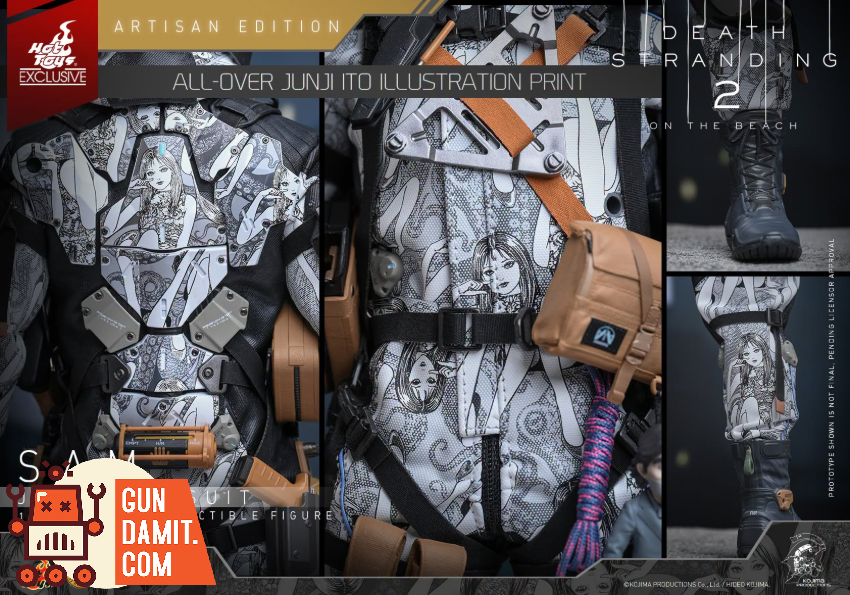 HotToys 1/6 Death Stranding 2: On the Beach Sam Junji Ito Suit Artisan Edition - View 12 HotToys 1/6 Death Stranding 2: On the Beach Sam Junji Ito Suit Artisan Edition - View 12