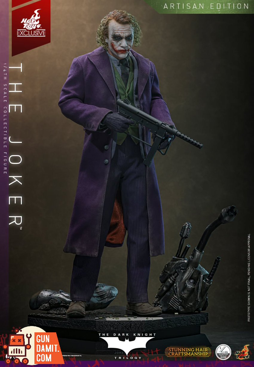 Hot Toys 1/4 QS028AE The Dark Knight The Joker 2.0 Artisan Ver. - View 11 Hot Toys 1/4 QS028AE The Dark Knight The Joker 2.0 Artisan Ver. - View 11