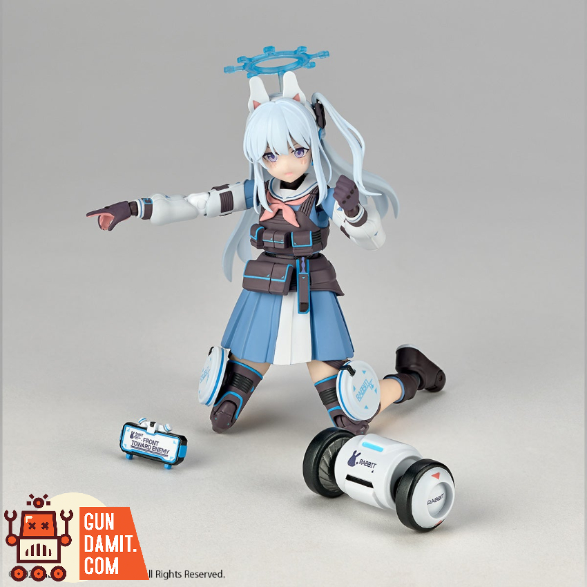 Kaiyodo Revoltech NR130 SRT Special Academy RABBIT Squad Leader Blue Archive Miyako - View 8 Kaiyodo Revoltech NR130 SRT Special Academy RABBIT Squad Leader Blue Archive Miyako - View 8