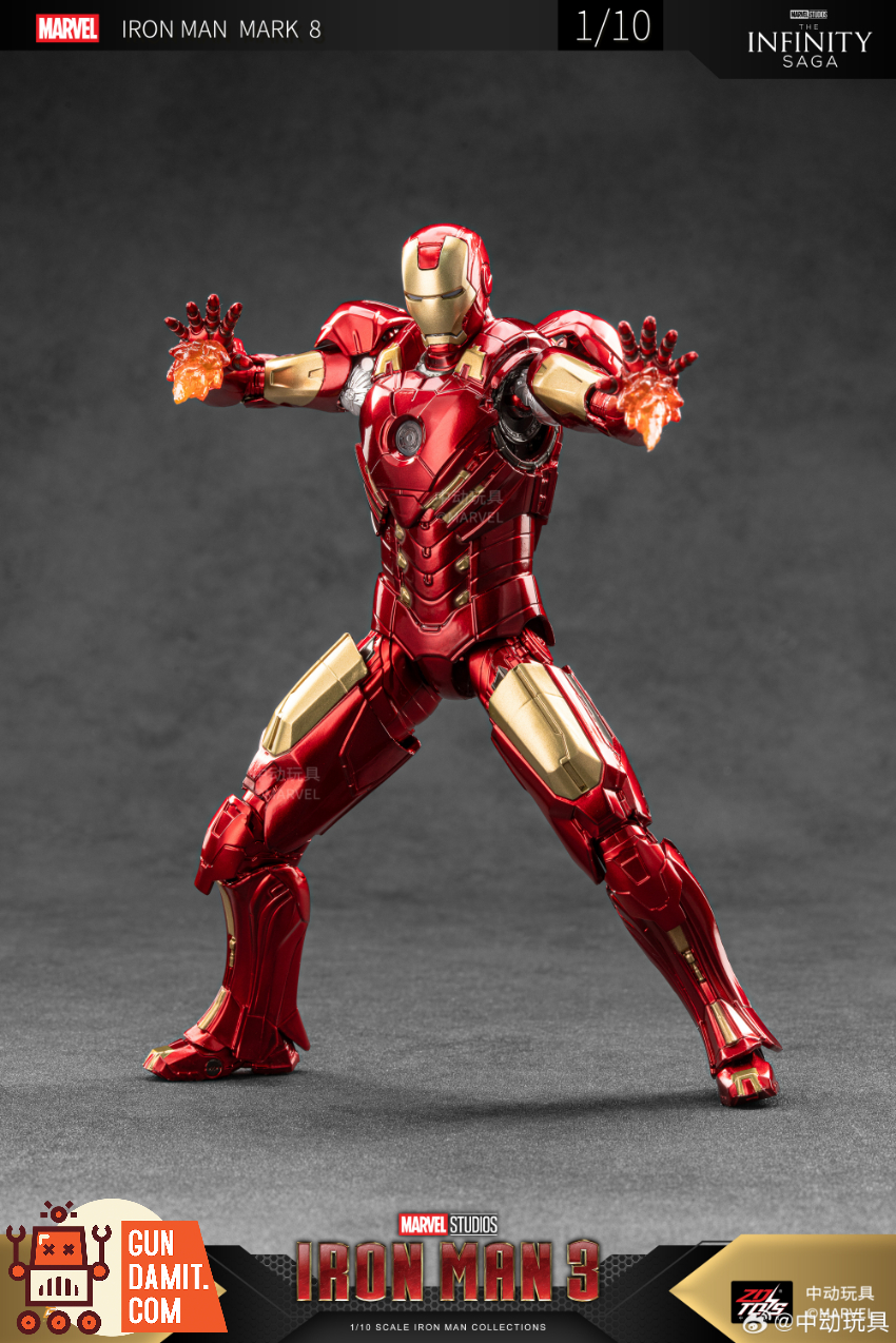 ZT Toys 1/10 Iron Man 3 MK8 - View 5 ZT Toys 1/10 Iron Man 3 MK8 - View 5