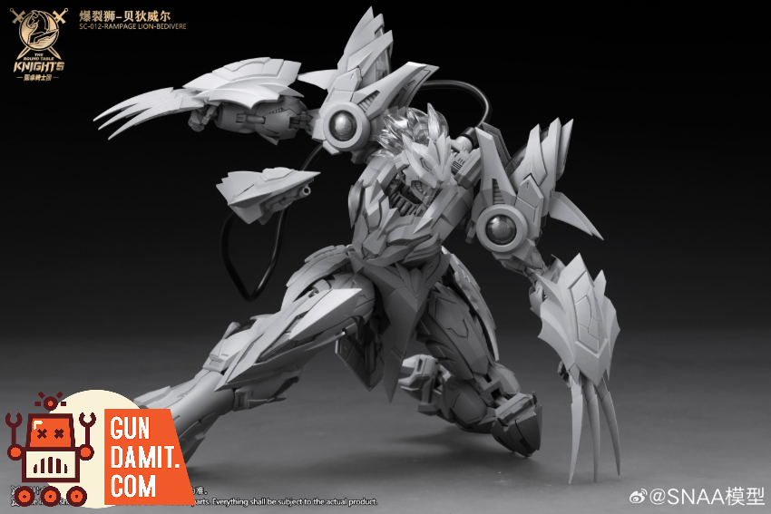 SNAA Model 1/144 SC-012 Round Table Knights Rampage Lion Bedivere Model Kit - View 7 SNAA Model 1/144 SC-012 Round Table Knights Rampage Lion Bedivere Model Kit - View 7