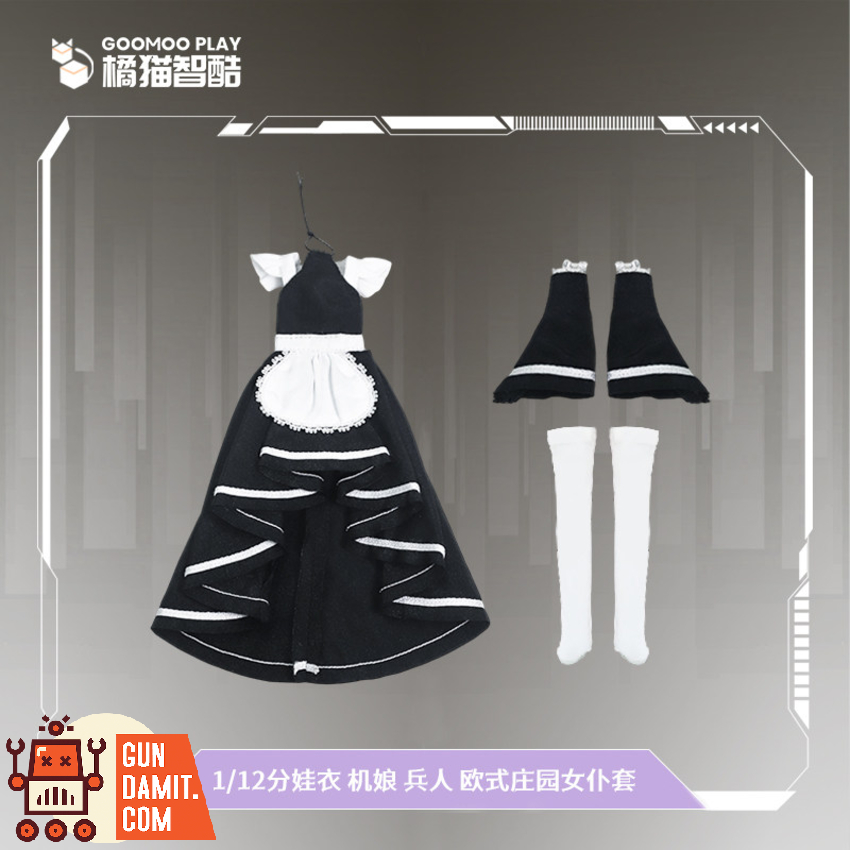 GOOMOO PLAY 1/12 GM-N-003 European Manor Maid Outfit Set White Bell Covenant - View 18 GOOMOO PLAY 1/12 GM-N-003 European Manor Maid Outfit Set White Bell Covenant - View 18
