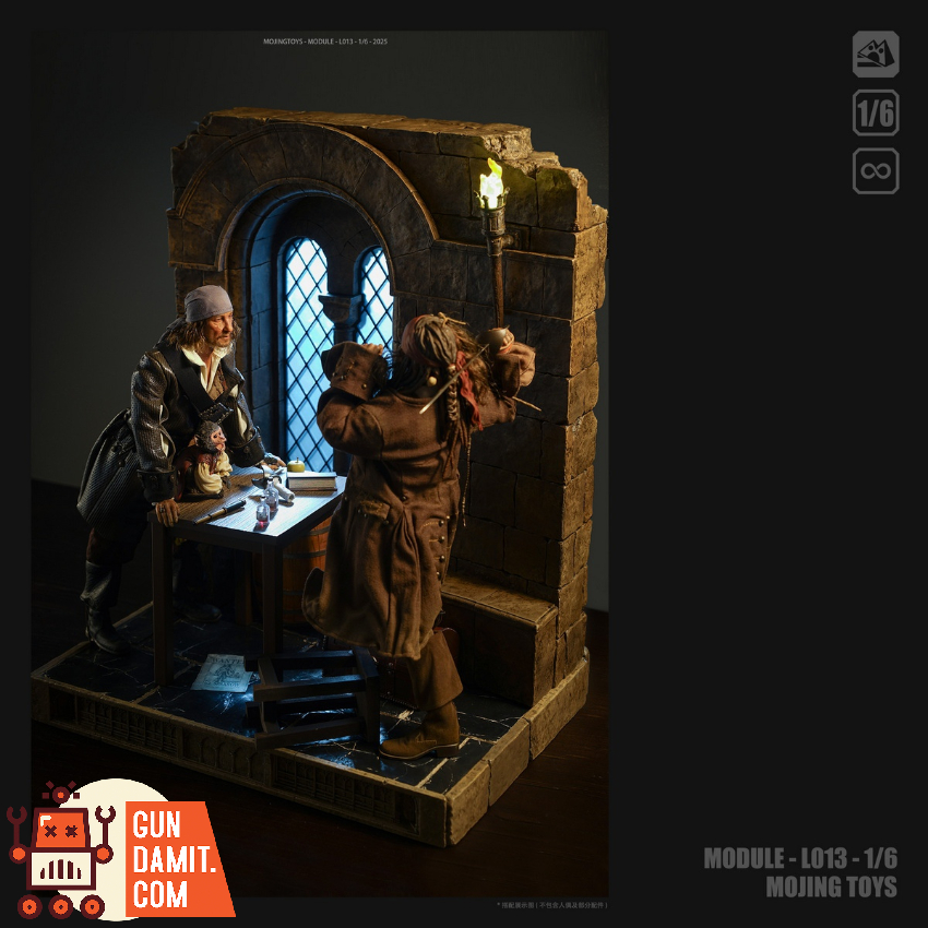 Mojing Toys 1/6 L013A Module Series Medieval Potion Room Scene Diorama - View 11 Mojing Toys 1/6 L013A Module Series Medieval Potion Room Scene Diorama - View 11