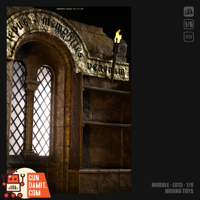 Mojing Toys 1/6 L013A Module Series Medieval Potion Room Scene Diorama - View 8 Mojing Toys 1/6 L013A Module Series Medieval Potion Room Scene Diorama - View 8