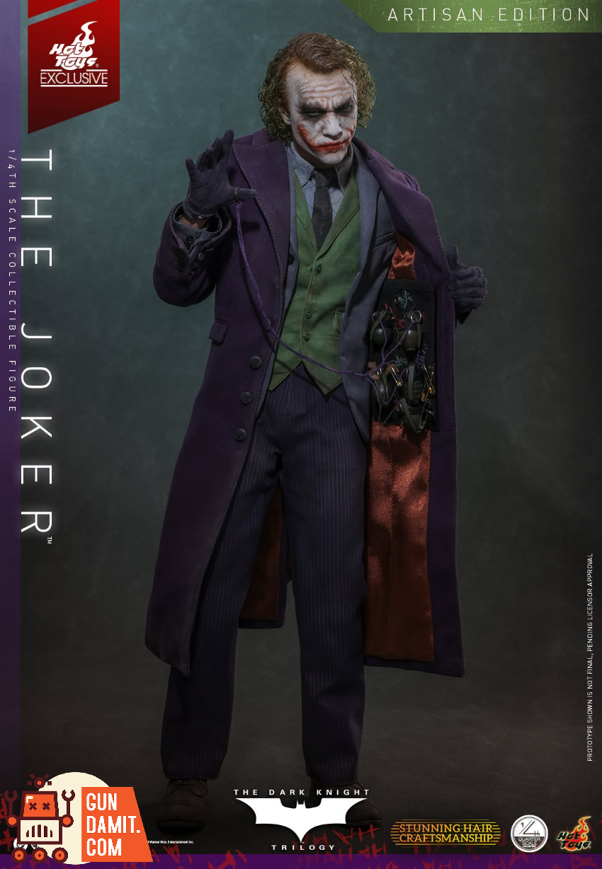 Hot Toys 1/4 QS028AE The Dark Knight The Joker 2.0 Artisan Ver. - View 18 Hot Toys 1/4 QS028AE The Dark Knight The Joker 2.0 Artisan Ver. - View 18
