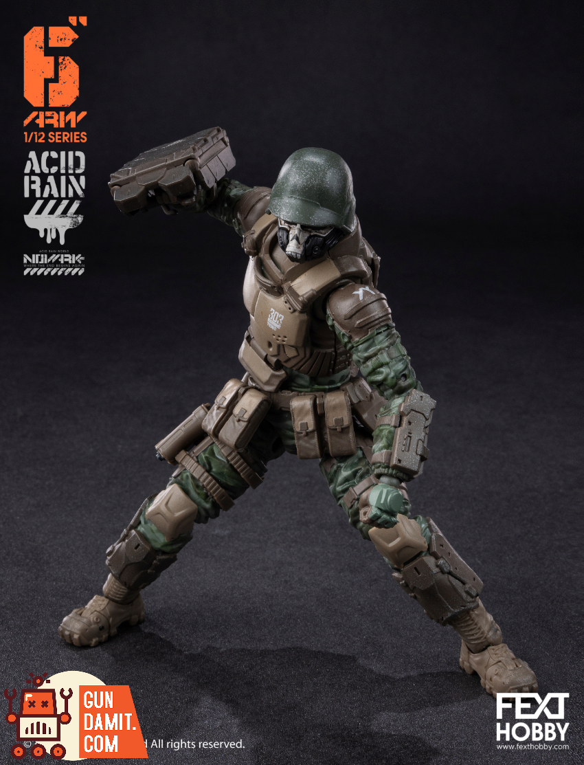Fext Hobby 1/12 FXH-AR-007 & FXH-AR-008 & FXH-AR-009 Acid Rain Novark Marine Trooper & Bob & Jack Set of 3 - View 6 Fext Hobby 1/12 FXH-AR-007 & FXH-AR-008 & FXH-AR-009 Acid Rain Novark Marine Trooper & Bob & Jack Set of 3 - View 6