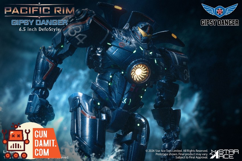 Star Ace Toys SA7012 Pacific Rim Gipsy Danger DefoStyle Figure Single Deluxe Ver. - View 3 Star Ace Toys SA7012 Pacific Rim Gipsy Danger DefoStyle Figure Single Deluxe Ver. - View 3