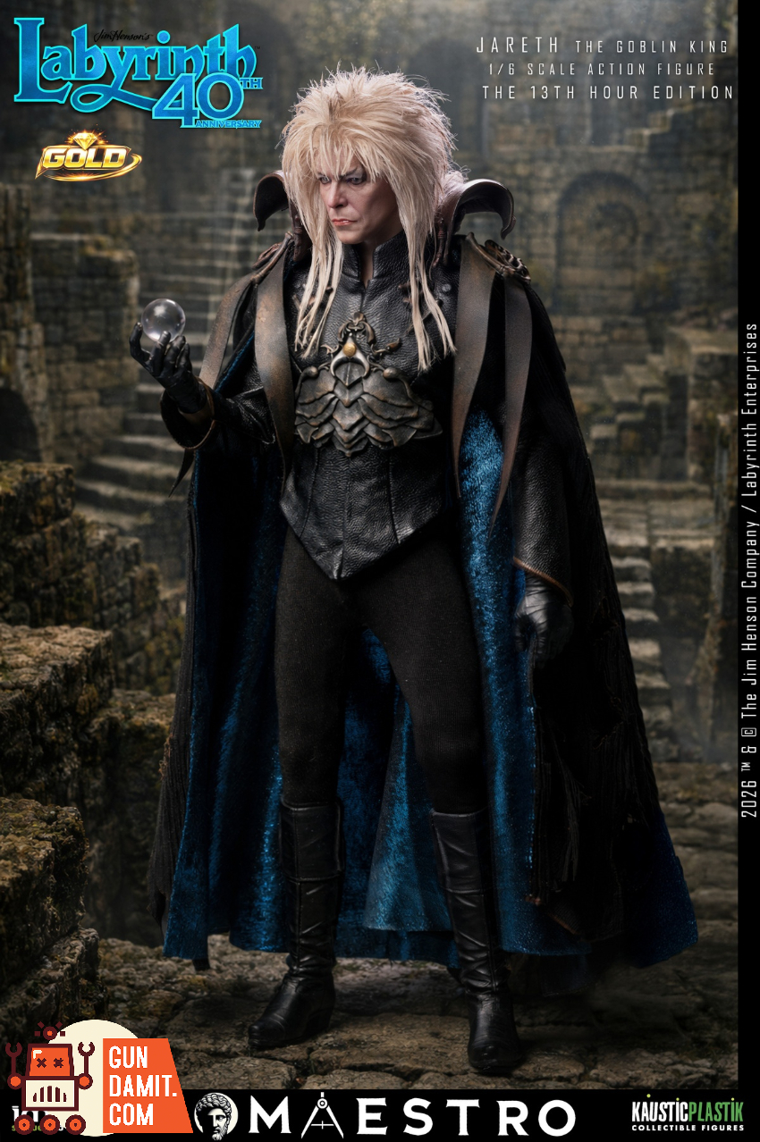 Infinite 1/6 Labyrinth Jareth The Goblin King The 13th Hour Gold Ver. - View 7 Infinite 1/6 Labyrinth Jareth The Goblin King The 13th Hour Gold Ver. - View 7