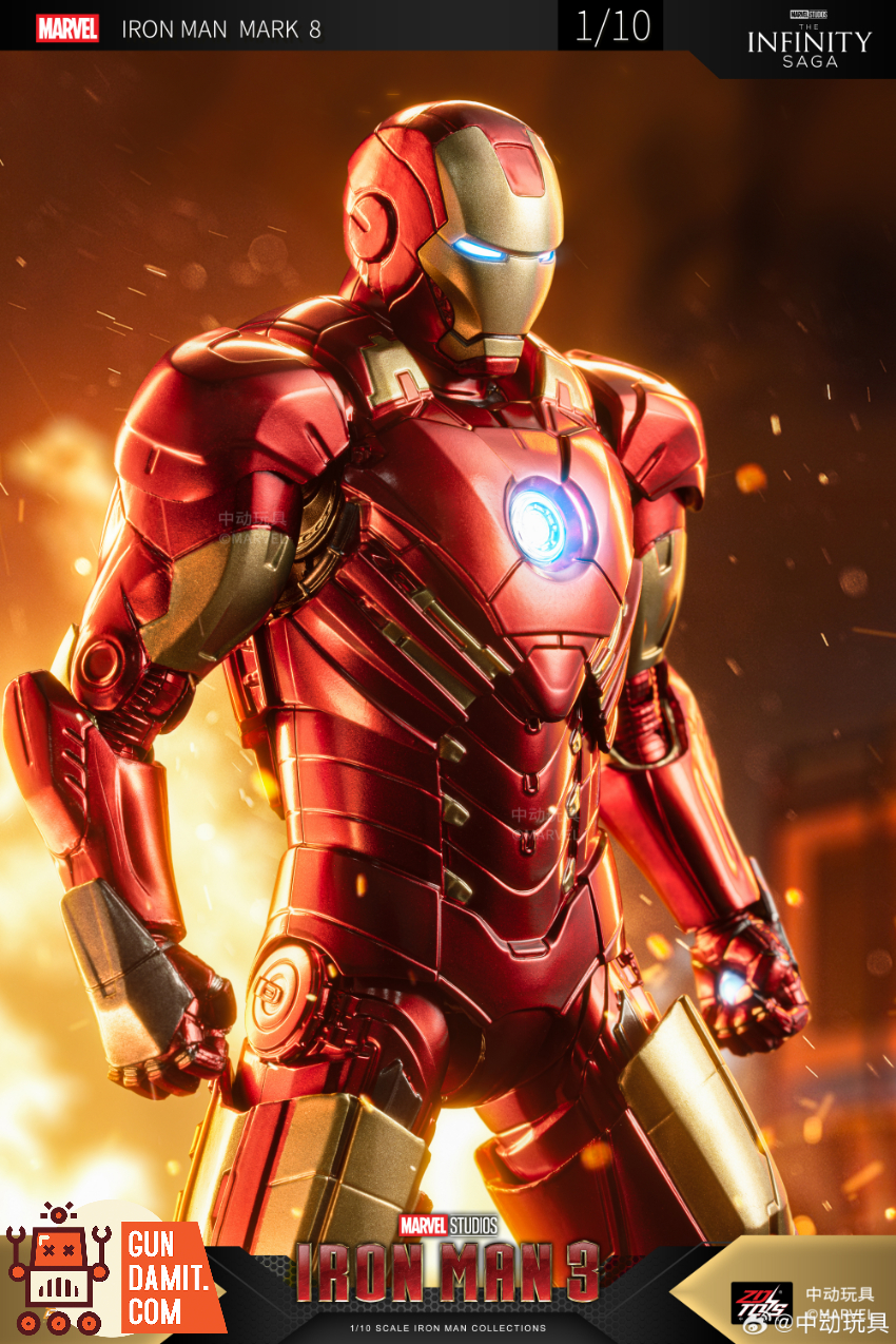 ZT Toys 1/10 Iron Man 3 MK8 - View 3 ZT Toys 1/10 Iron Man 3 MK8 - View 3