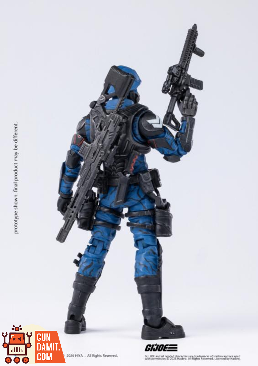 Hiya Toys 1/18 EMG0454 Exquisite Mini G.I.JOE Cobra Trooper - View 3 Hiya Toys 1/18 EMG0454 Exquisite Mini G.I.JOE Cobra Trooper - View 3