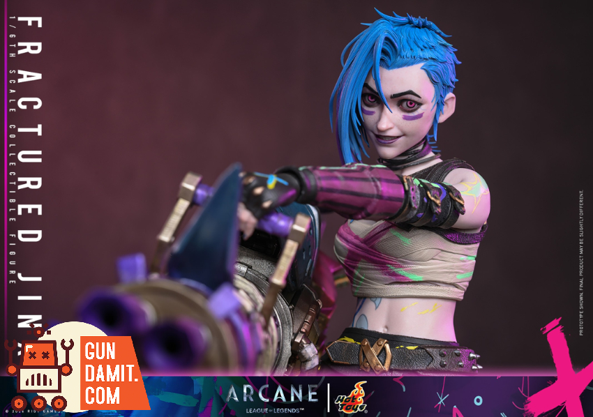 HotToys 1/6 TMS183 Arcane Fractured Jinx - View 8 HotToys 1/6 TMS183 Arcane Fractured Jinx - View 8