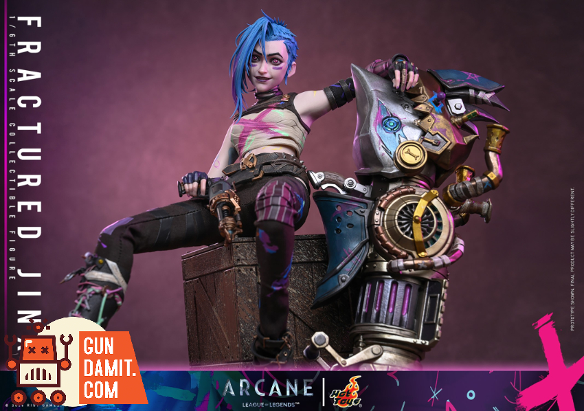 HotToys 1/6 TMS183 Arcane Fractured Jinx - View 17 HotToys 1/6 TMS183 Arcane Fractured Jinx - View 17
