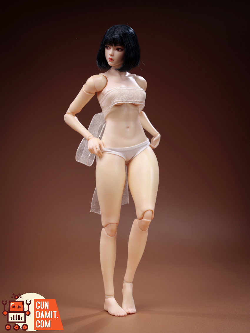 trickyMan12 & WORKING DIVA 1/6 FB-10032 DT06B Female Tall and Curvy Body Type Dewy Warm Toned Fair Skin Version - View 10 trickyMan12 & WORKING DIVA 1/6 FB-10032 DT06B Female Tall and Curvy Body Type Dewy Warm Toned Fair Skin Version - View 10