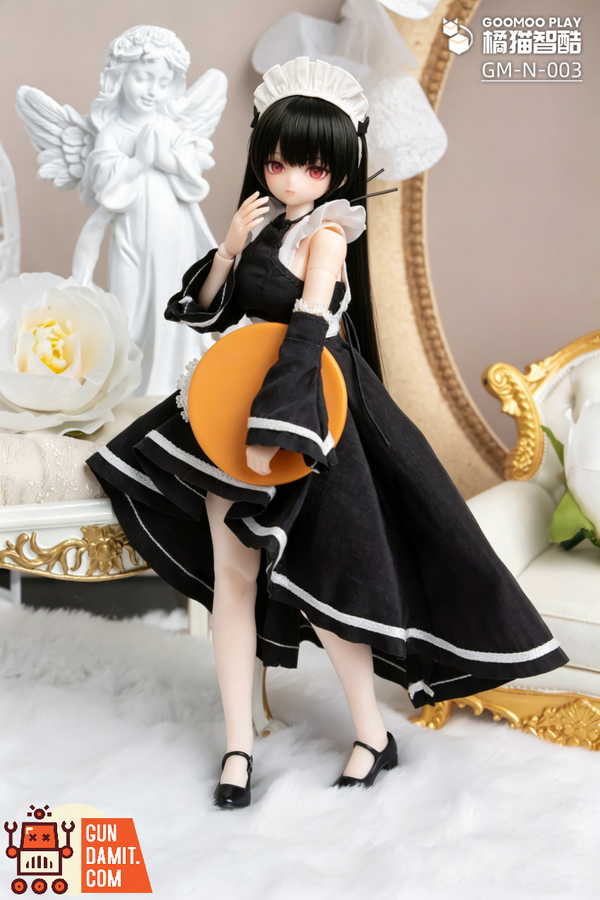 GOOMOO PLAY 1/12 GM-N-003 European Manor Maid Outfit Set White Bell Covenant - View 3 GOOMOO PLAY 1/12 GM-N-003 European Manor Maid Outfit Set White Bell Covenant - View 3