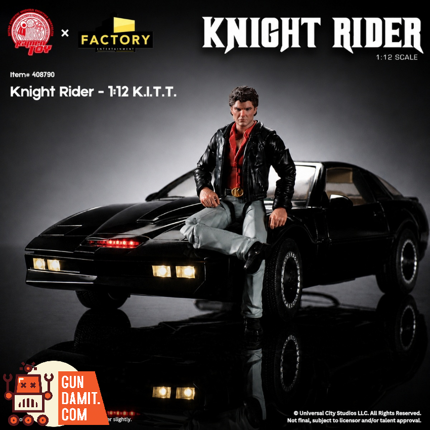 Ramen Toy 1/12 Official Licensed Knight Rider Michael Knight & KITT - View 8 Ramen Toy 1/12 Official Licensed Knight Rider Michael Knight & KITT - View 8