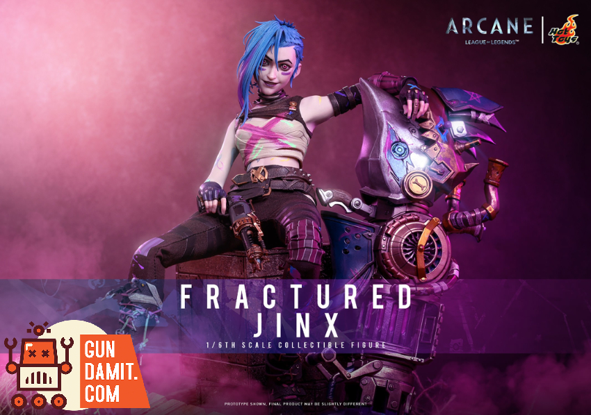 HotToys 1/6 TMS183 Arcane Fractured Jinx - View 2 HotToys 1/6 TMS183 Arcane Fractured Jinx - View 2