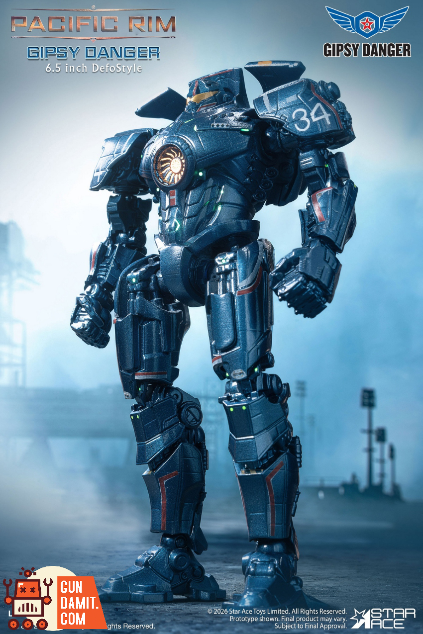 Star Ace Toys SA7012 Pacific Rim Gipsy Danger DefoStyle Figure Single Deluxe Ver. - View 4 Star Ace Toys SA7012 Pacific Rim Gipsy Danger DefoStyle Figure Single Deluxe Ver. - View 4