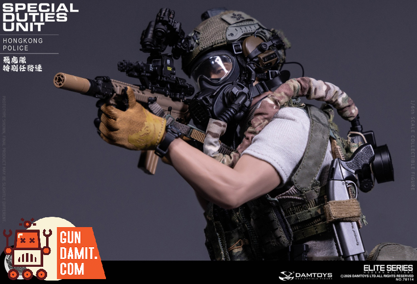 DAMTOYS 1/6 NO.78114 Hong Kong Police Special Duites Unit Assault Team Team Leader - View 4 DAMTOYS 1/6 NO.78114 Hong Kong Police Special Duites Unit Assault Team Team Leader - View 4