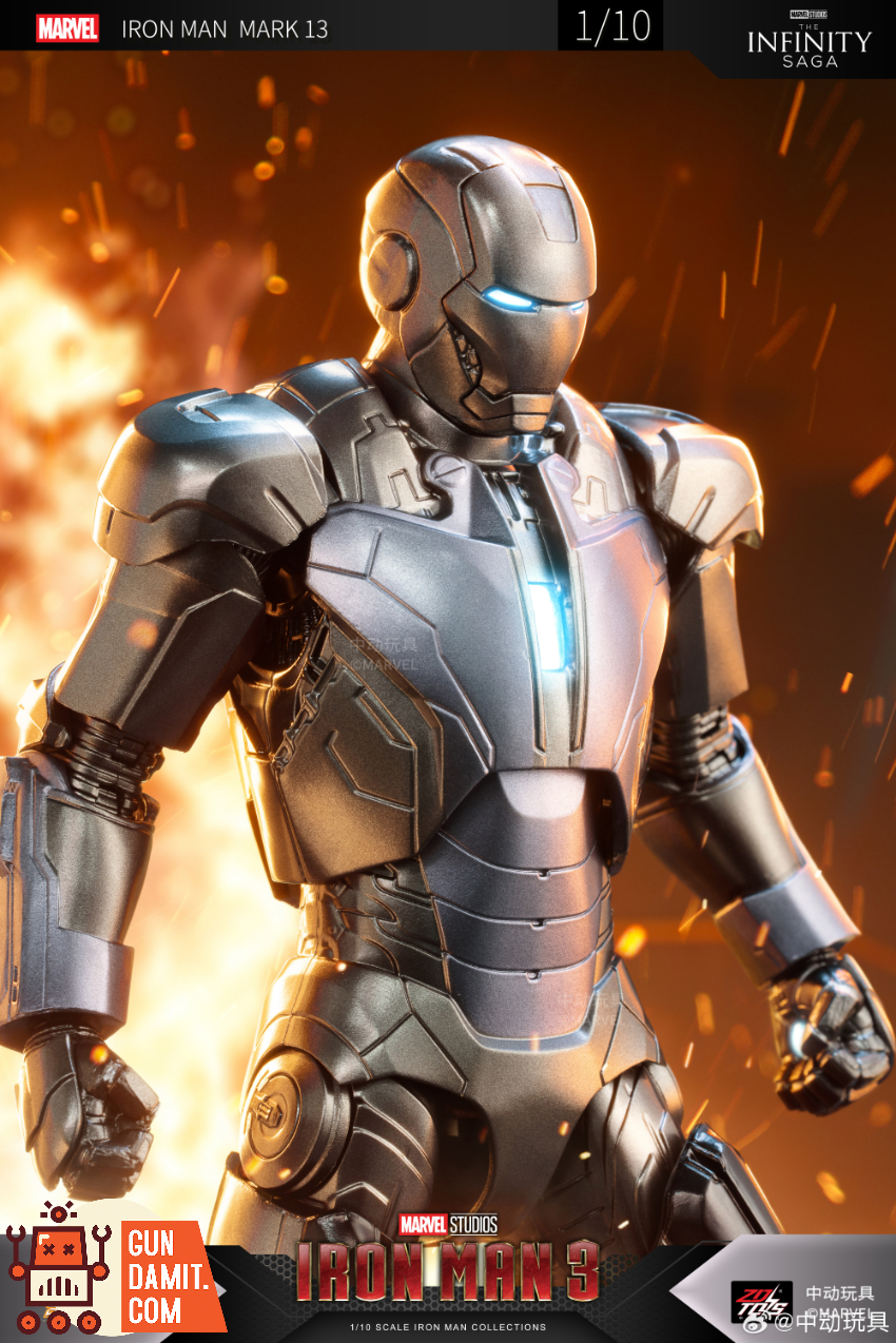 ZT Toys 1/10 Iron Man 3 MK13 - View 5 ZT Toys 1/10 Iron Man 3 MK13 - View 5