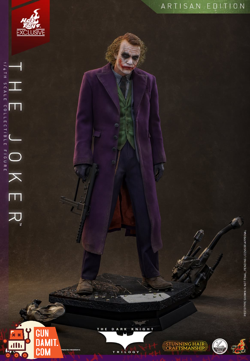 Hot Toys 1/4 QS028AE The Dark Knight The Joker 2.0 Artisan Ver. - View 14 Hot Toys 1/4 QS028AE The Dark Knight The Joker 2.0 Artisan Ver. - View 14