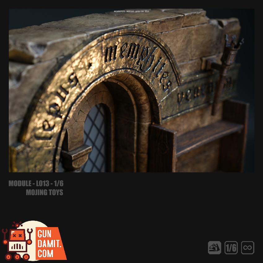Mojing Toys 1/6 L013A Module Series Medieval Potion Room Scene Diorama - View 1 Mojing Toys 1/6 L013A Module Series Medieval Potion Room Scene Diorama - View 1