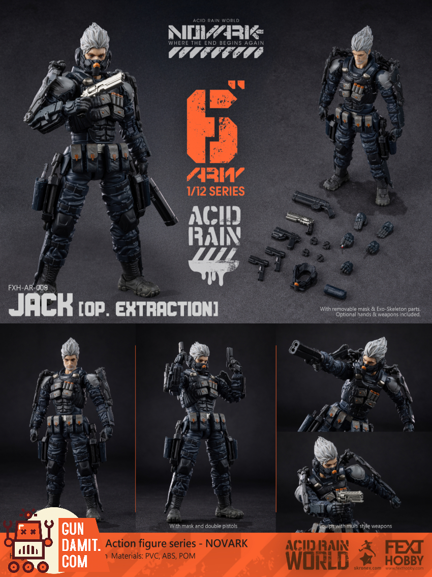 Fext Hobby 1/12 FXH-AR-007 & FXH-AR-008 & FXH-AR-009 Acid Rain Novark Marine Trooper & Bob & Jack Set of 3 - View 43 Fext Hobby 1/12 FXH-AR-007 & FXH-AR-008 & FXH-AR-009 Acid Rain Novark Marine Trooper & Bob & Jack Set of 3 - View 43