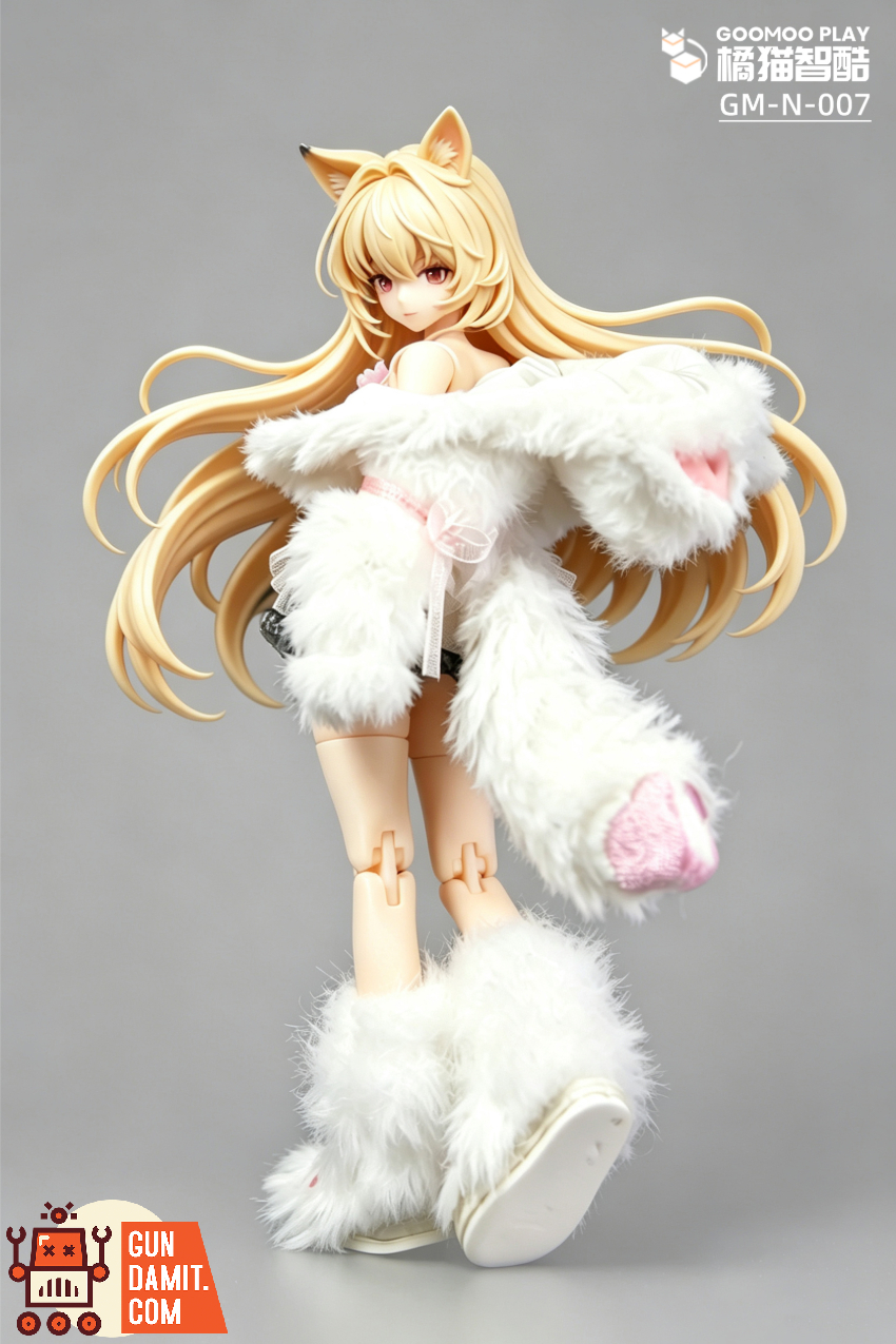 GOOMOO PLAY 1/12 GM-N-007 White Cat Girl Outfit Set - View 8 GOOMOO PLAY 1/12 GM-N-007 White Cat Girl Outfit Set - View 8