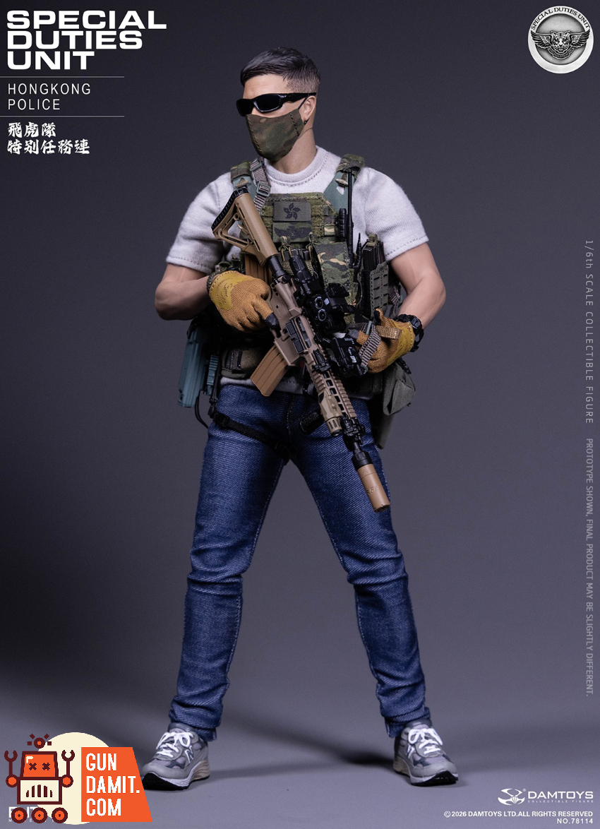 DAMTOYS 1/6 NO.78114 Hong Kong Police Special Duites Unit Assault Team Team Leader - View 15 DAMTOYS 1/6 NO.78114 Hong Kong Police Special Duites Unit Assault Team Team Leader - View 15