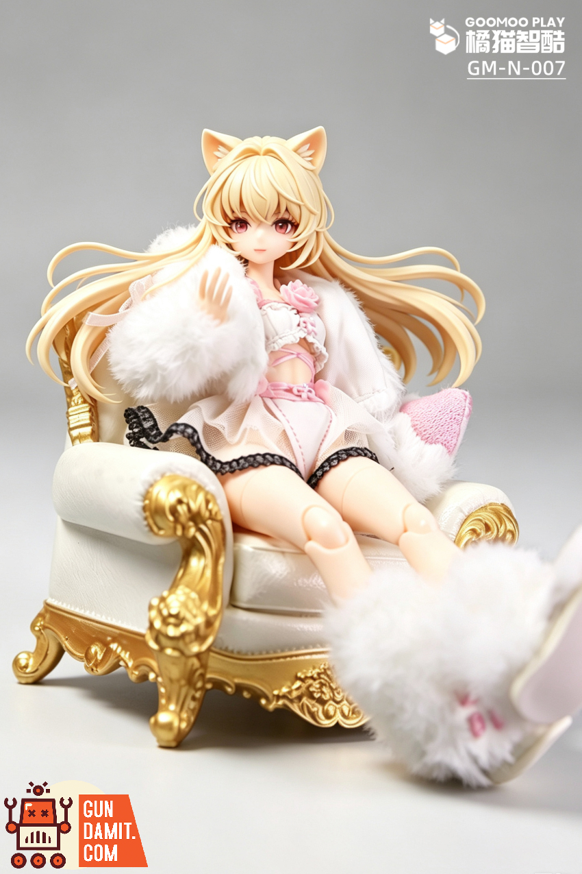 GOOMOO PLAY 1/12 GM-N-007 White Cat Girl Outfit Set - View 10 GOOMOO PLAY 1/12 GM-N-007 White Cat Girl Outfit Set - View 10