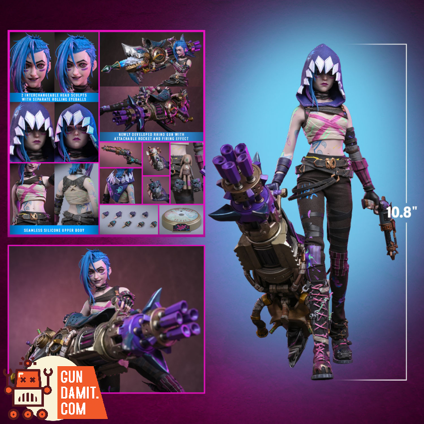 HotToys 1/6 TMS183 Arcane Fractured Jinx - View 25 HotToys 1/6 TMS183 Arcane Fractured Jinx - View 25