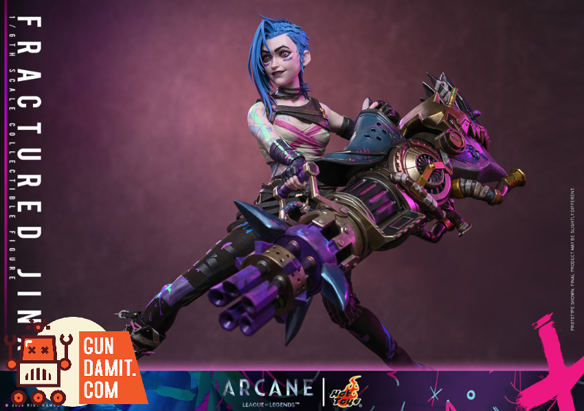 HotToys 1/6 TMS183 Arcane Fractured Jinx - View 18 HotToys 1/6 TMS183 Arcane Fractured Jinx - View 18