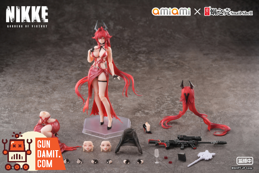 Snail Shell 1/12 Goddess of Victory Nikke Little Red Riding Hood Absurd Red - View 4 Snail Shell 1/12 Goddess of Victory Nikke Little Red Riding Hood Absurd Red - View 4