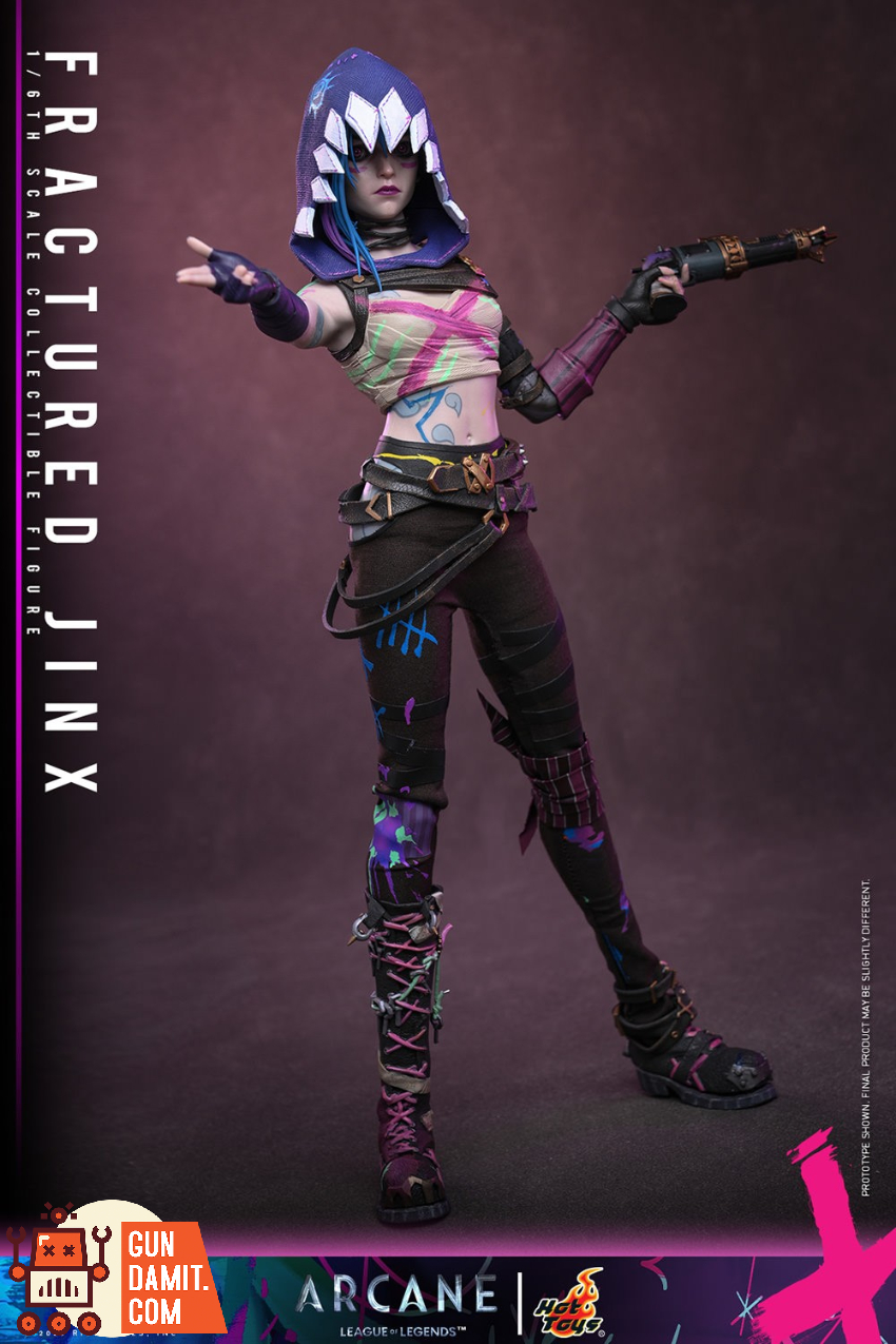 HotToys 1/6 TMS183 Arcane Fractured Jinx - View 14 HotToys 1/6 TMS183 Arcane Fractured Jinx - View 14